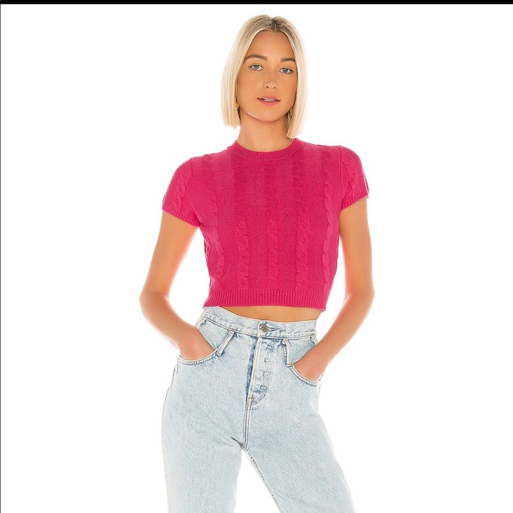 Superdown Short Sleeve Sweater